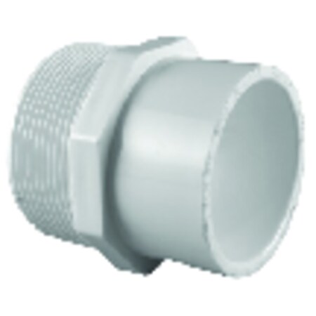 Charlotte Pipe And Foundry Charlotte Pipe Schedule 40 3/4 in. MPT X 1/2 in. D Slip PVC Pipe Adapter 1 pk PVC 02110 0600
